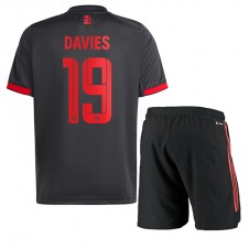 Bayern Munich Alphonso Davies #19 Tredjeställ Barn 2022-23 Korta ärmar (+ Korta byxor)
